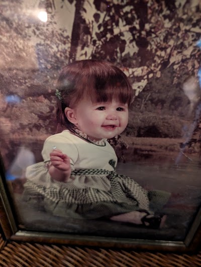 Malena Dutton as a baby