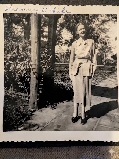 Irene White was John White's wife (mother of George White, Eggie's husband).
