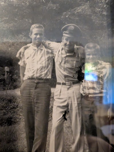 Richard Owens (Nan's son) between Jerry and Michael Leonard Dutton